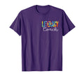 Literacy Coach Tie Dye Back To School T-Shirt - Minimalist Print Men Women
