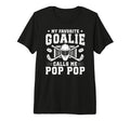 Mens Proud Hockey Goalie Pop Pop Ice T-Shirt - Trendy Graphic Men Women