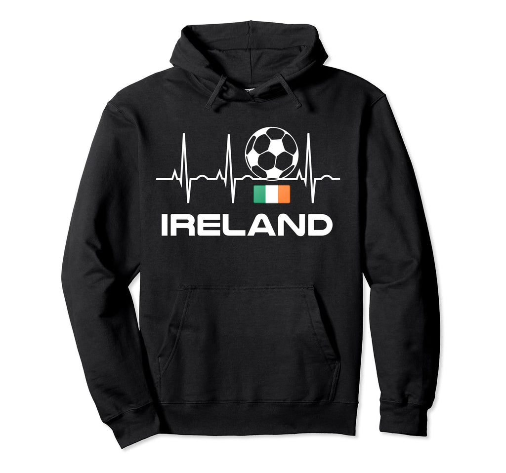 Irish Soccer Irish Soccer Heartbeat Sweatshirt - Streetwear Style Unisex