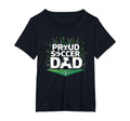 Proud Soccer Dad Cheering Sideline T-Shirt - Unique Graphic for Adults