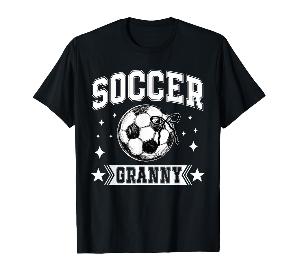 Coquette Bow Soccer Granny Soccer T-Shirt - Streetwear Style Men Women