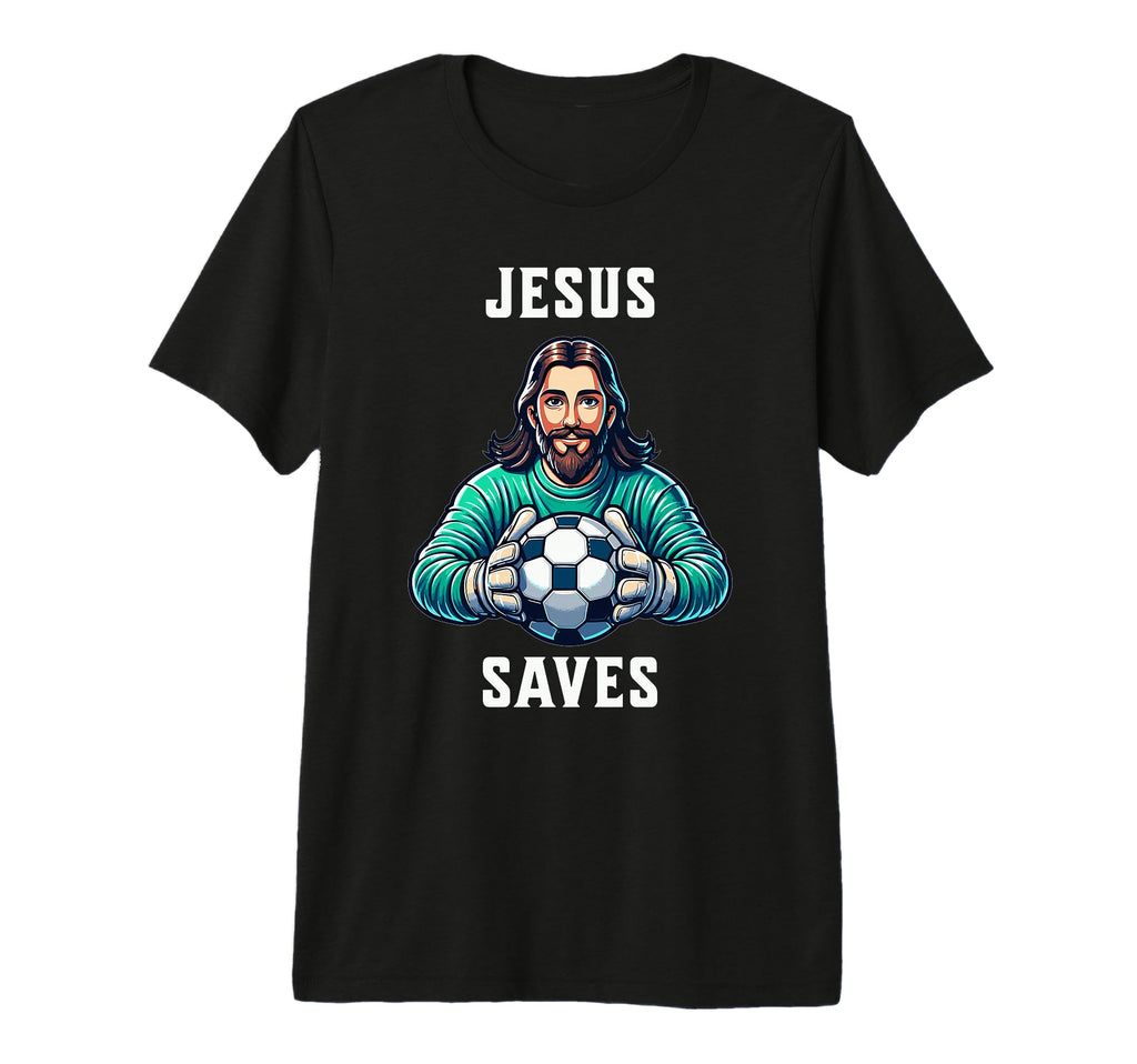 Jesus Soccer Football Christianity T-Shirt - Trendy Graphic Men Women