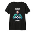 Jesus Soccer Football Christianity T-Shirt - Trendy Graphic Men Women