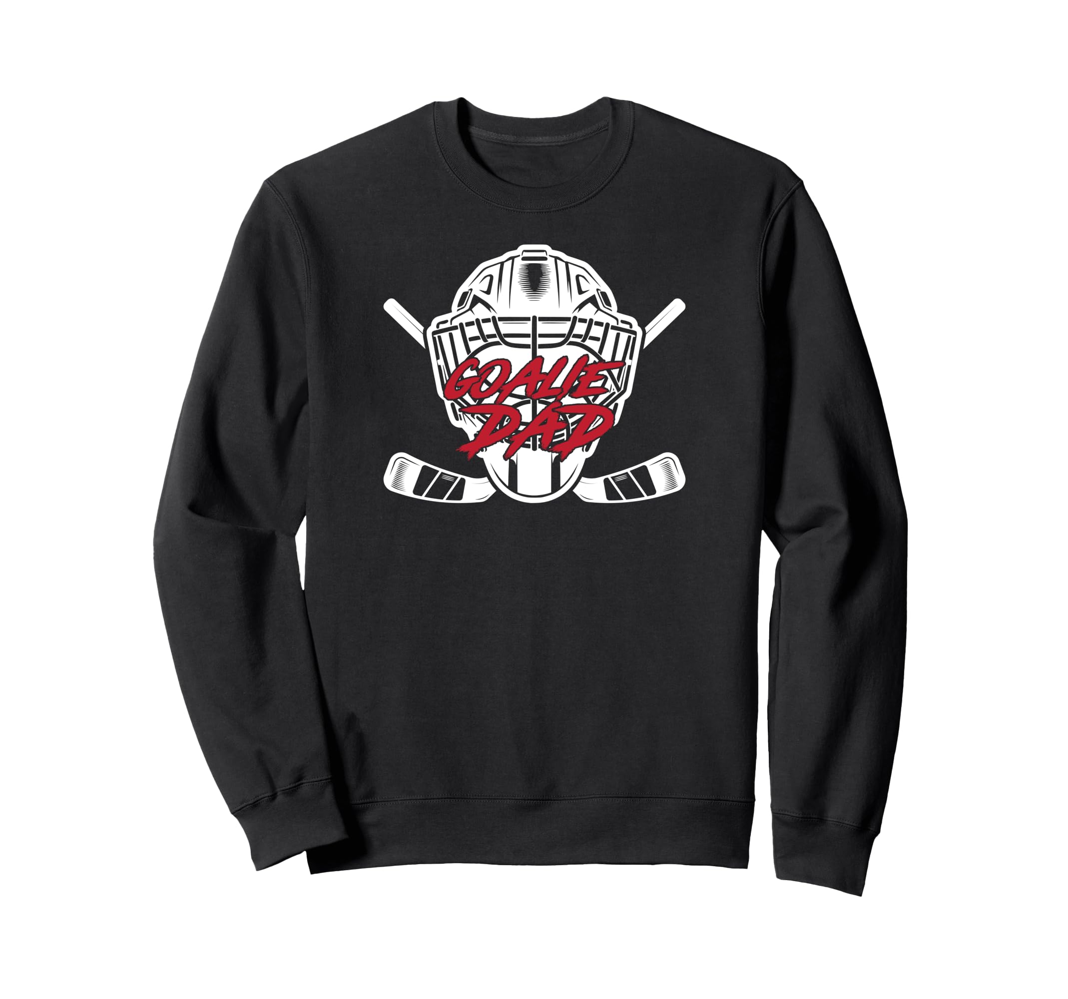 Ice Hockey Goalie Dad Hockey Sweatshirt - Streetwear Style Men Women