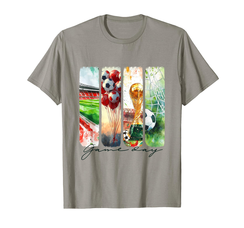 Game Day Soccer Ball Sports Coquette T-Shirt - Streetwear Style for Adults
