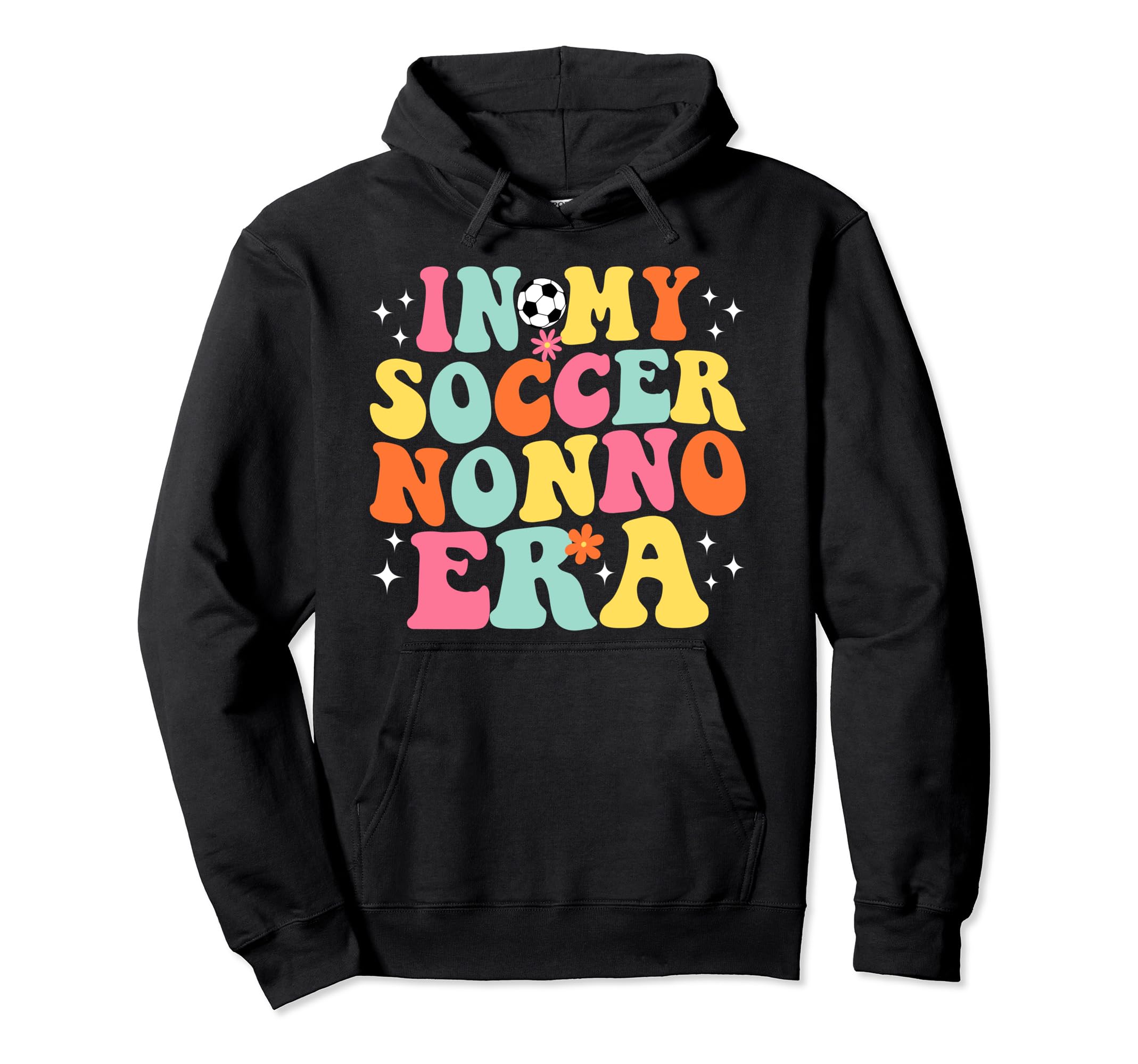 My Soccer Nonno Era Game Day Groovy Hoodie - Aesthetic Graphic Unisex