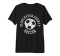 Gloucester County Soccer Distressed 90S T-Shirt - Graphic Print for Adults