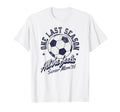 Soccer Senior Mom 2026 Distressed T-Shirt - Trendy Graphic for Adults