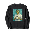 Vincent Loves Football And Soccer Sweatshirt - Custom Art Print Unisex