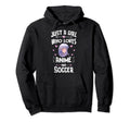 Just Who Loves Anime And Soccer Gift Hoodie - Trendy Graphic for Adults