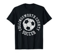 Collingsworth County Soccer T-Shirt - Minimalist Print for Adults