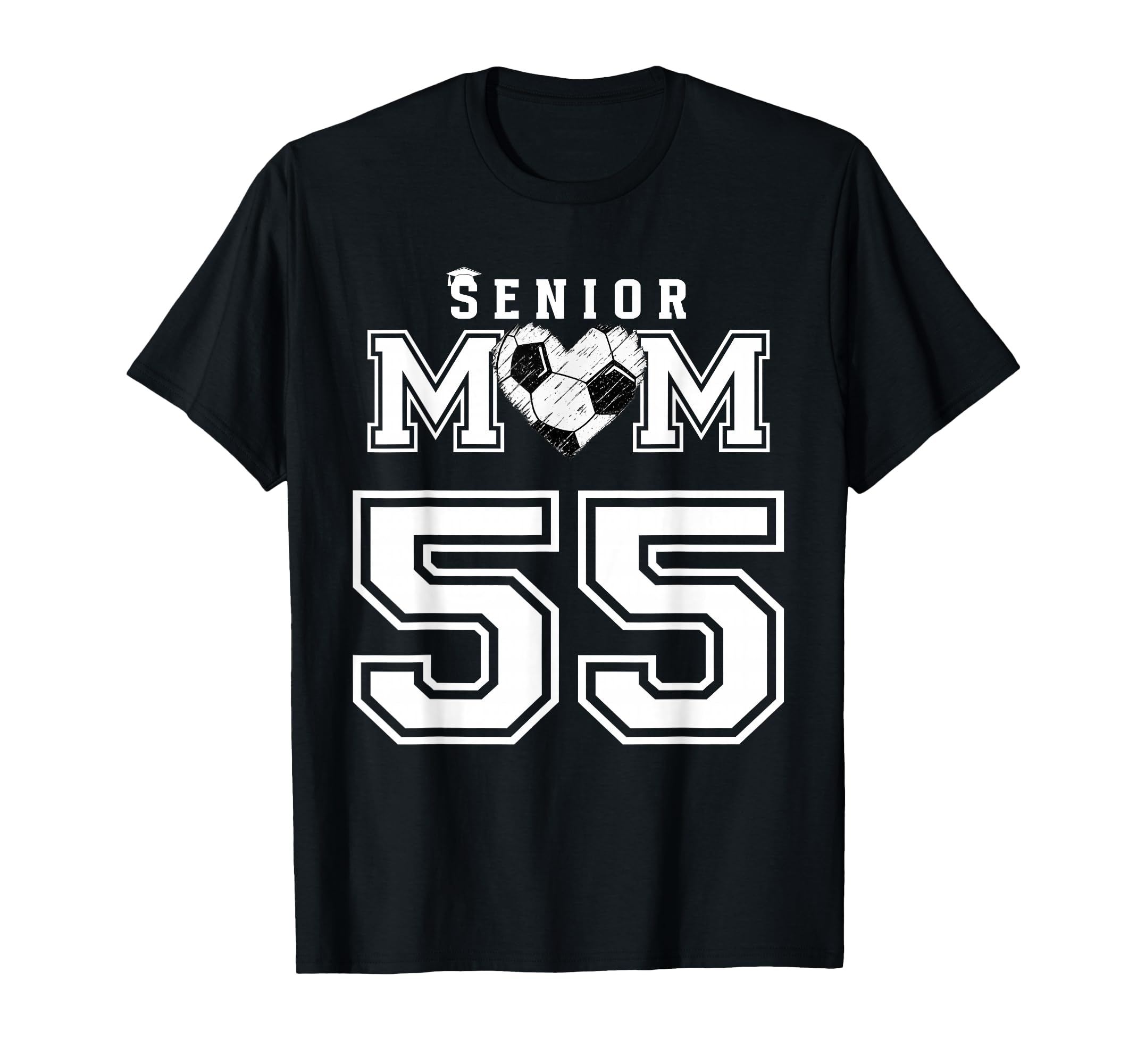 Proud Senior Soccer Mom Custom Jersey T-Shirt - Novelty Apparel Unisex