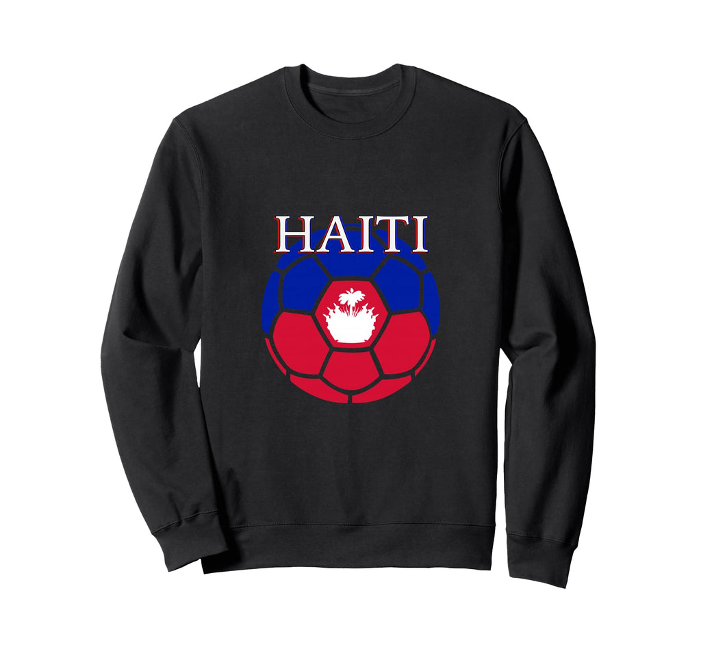 Haiti Soccer Sweatshirt - Unique Graphic Men Women