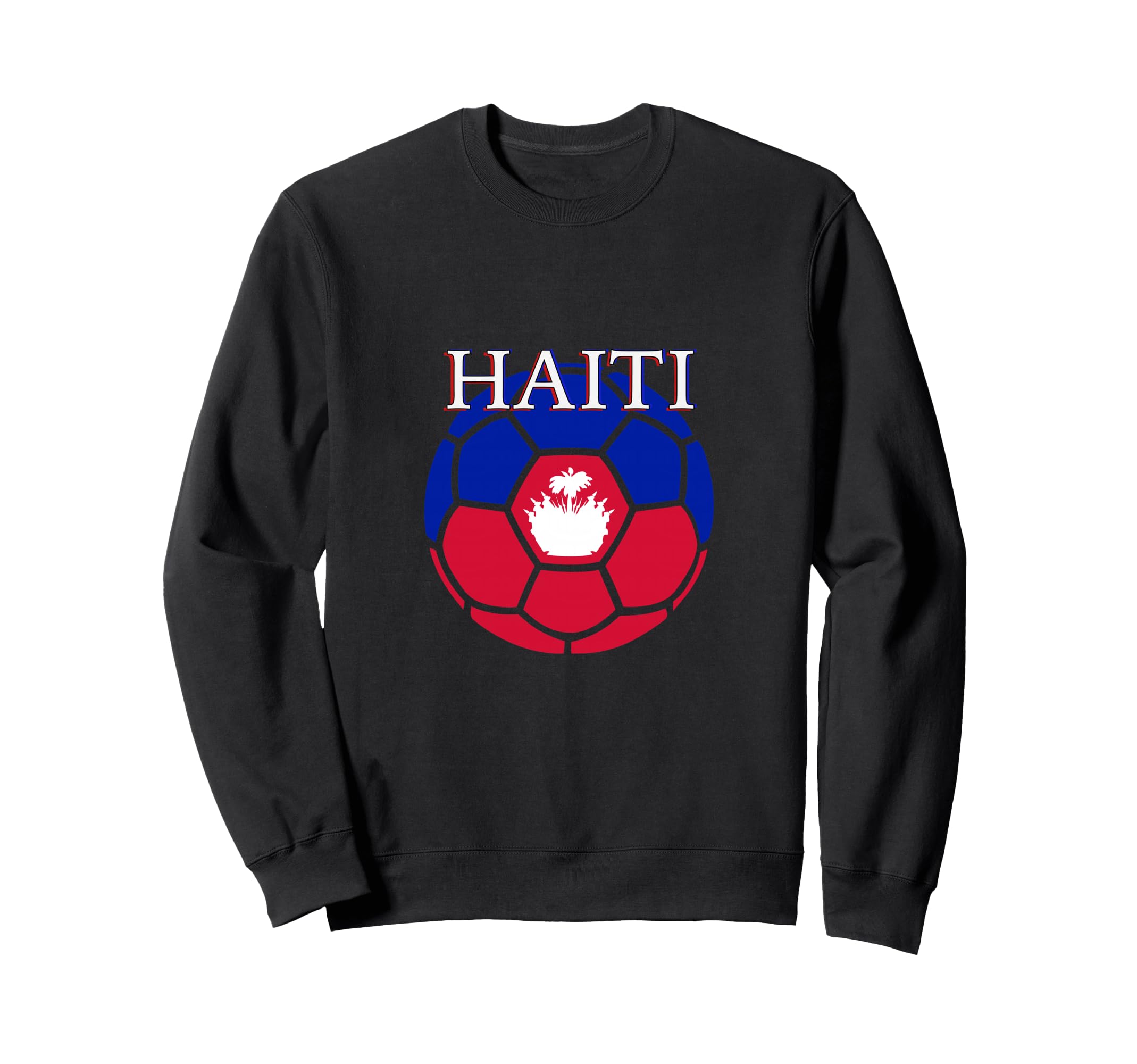 Haiti Soccer Sweatshirt - Unique Graphic Men Women