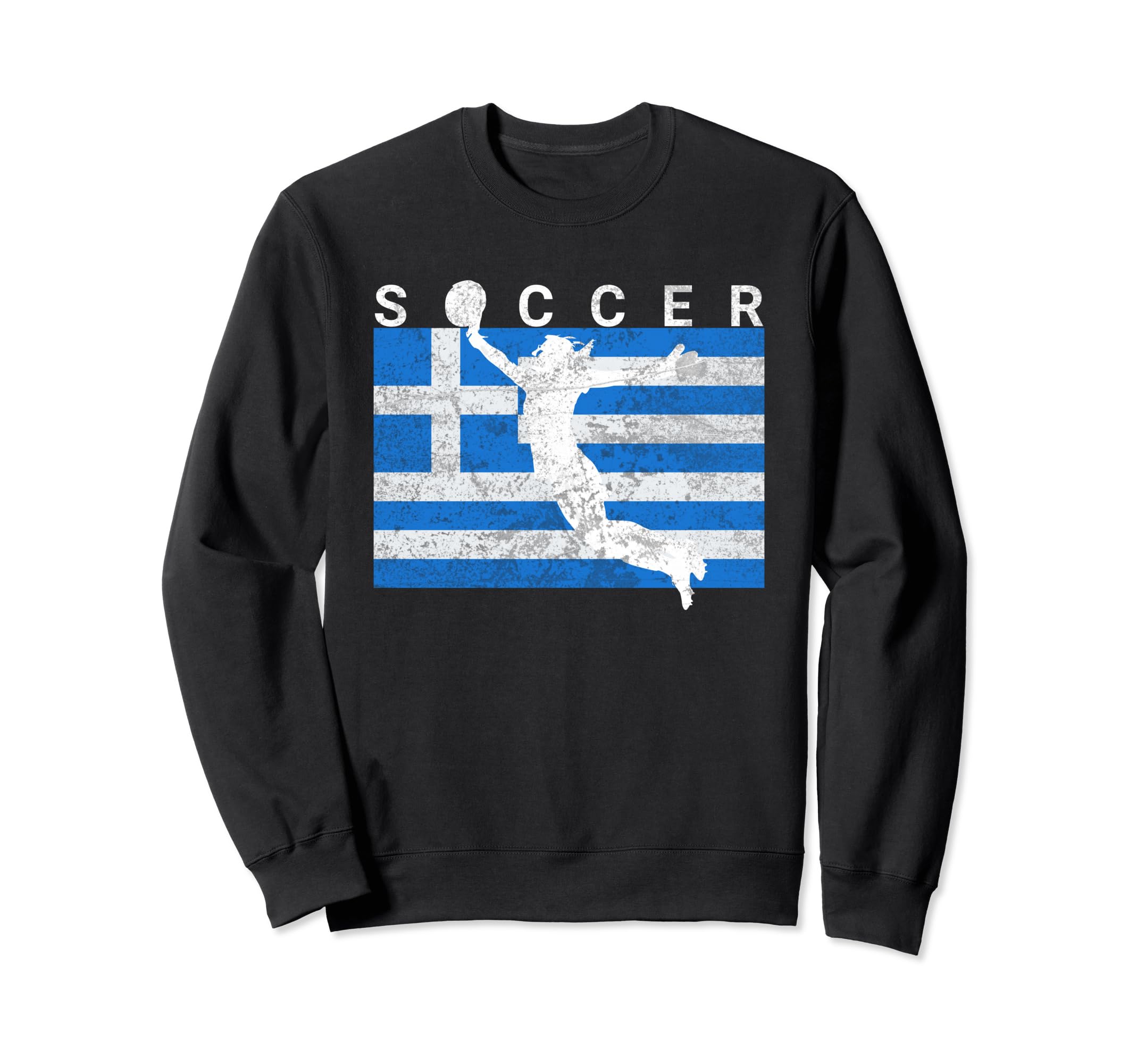 Greece Womens Goalie Goalkeeper Soccer Sweatshirt - Trendy Graphic Unisex