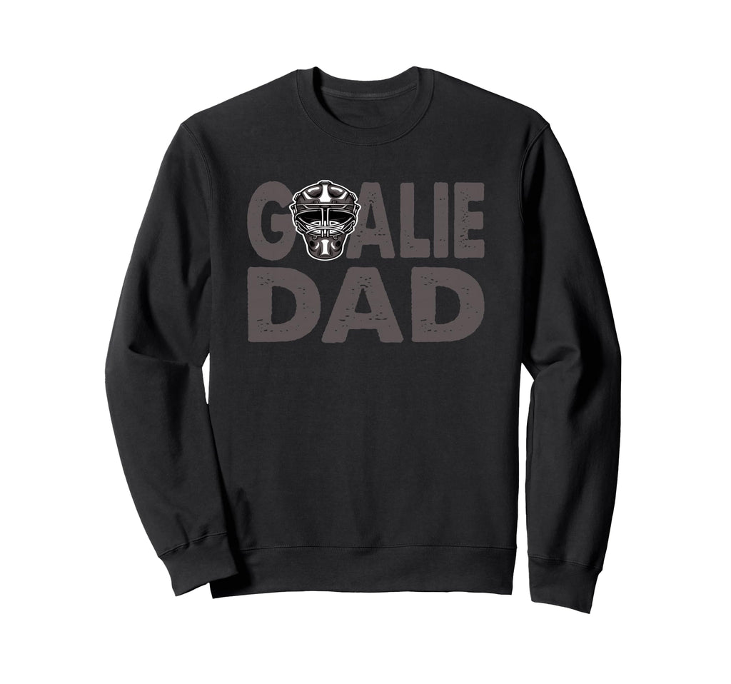 Ice Hockey Goalkeeper Dad Sweatshirt - Trendy Graphic Men Women