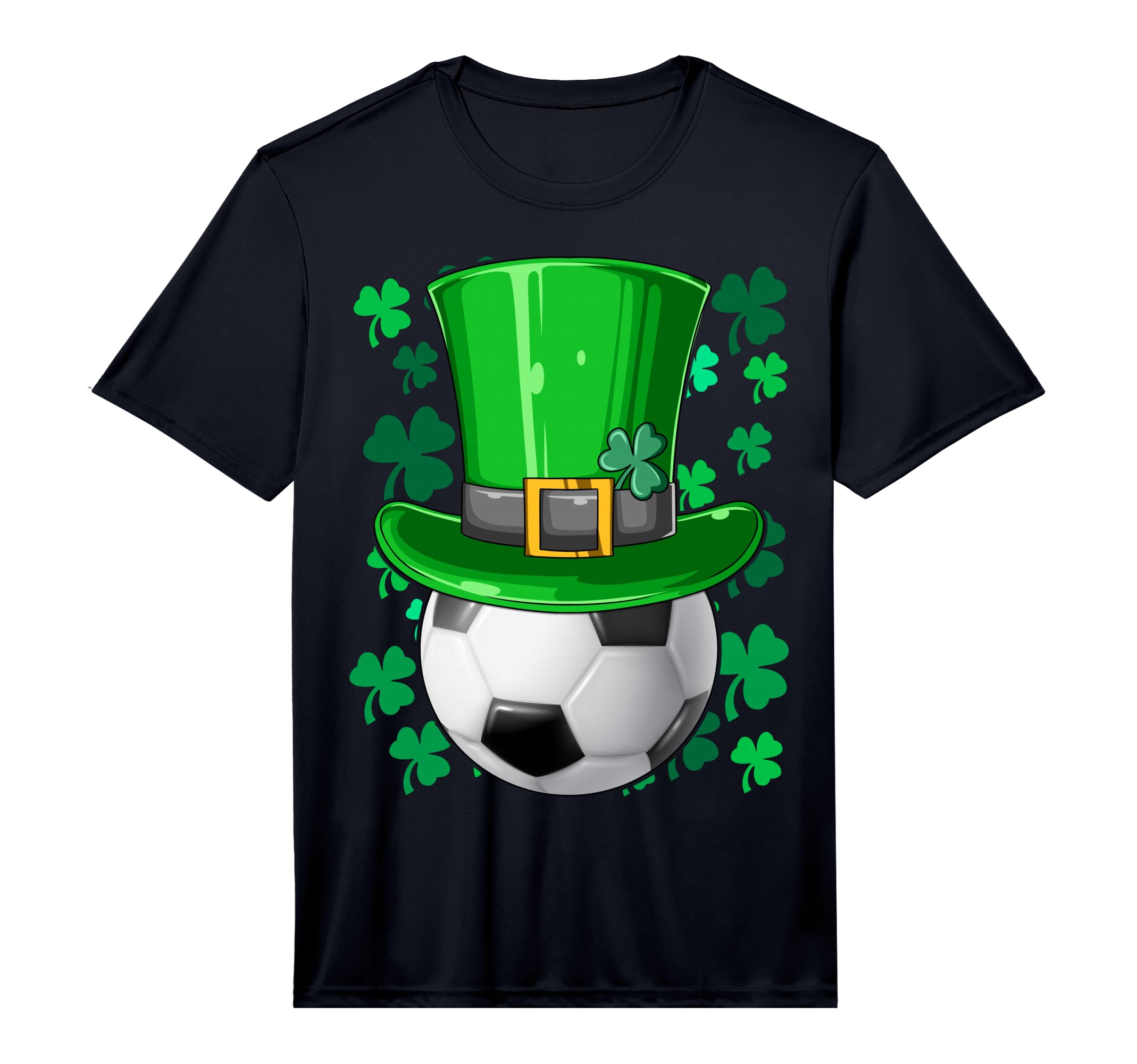 Soccer St Patricks Day Irish Soccer T-Shirt - Fun Novelty Design Unisex