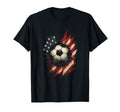 Soccer Flag American Sport T-Shirt - Streetwear Style Unisex