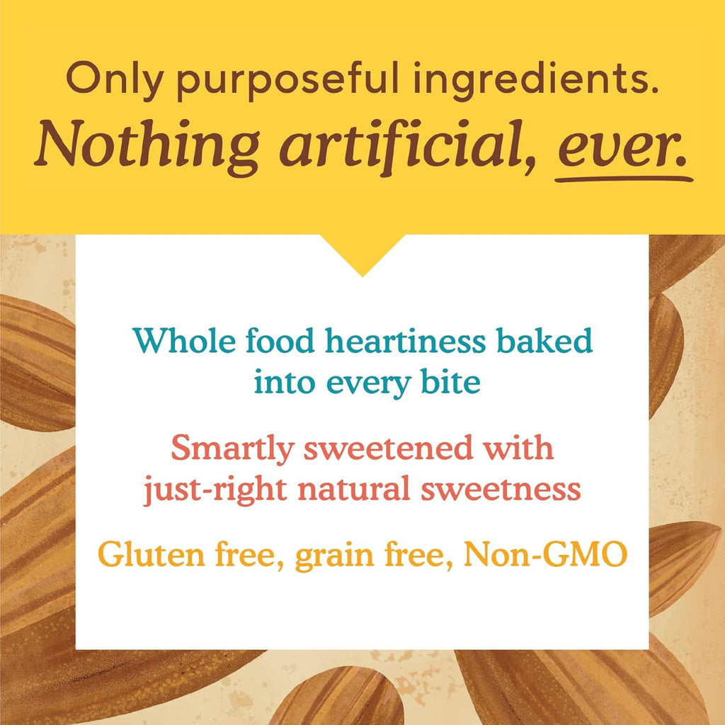 Simple Mills Soft Baked Almond Flour Brownie Bars, Chocolate Chip, 5.99 oz, Case of 6
