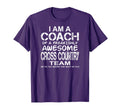 I Am Coach Freakishly Awesome Cross T-Shirt - Fun Novelty Design Men Women