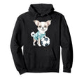 Watercolor Chihuahua Soccer Dog Hoodie - Casual Everyday Wear for Adults