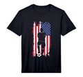 American Flag Soccer Soccer Performance T-Shirt - Fun Novelty Design Unisex