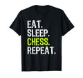 Eat Sleep Chess Repeat Lover Player T-Shirt - Trendy Graphic for Adults