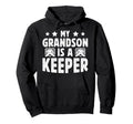Proud Hockey Keeper Pops Ice Hockey Hoodie - Aesthetic Graphic Unisex