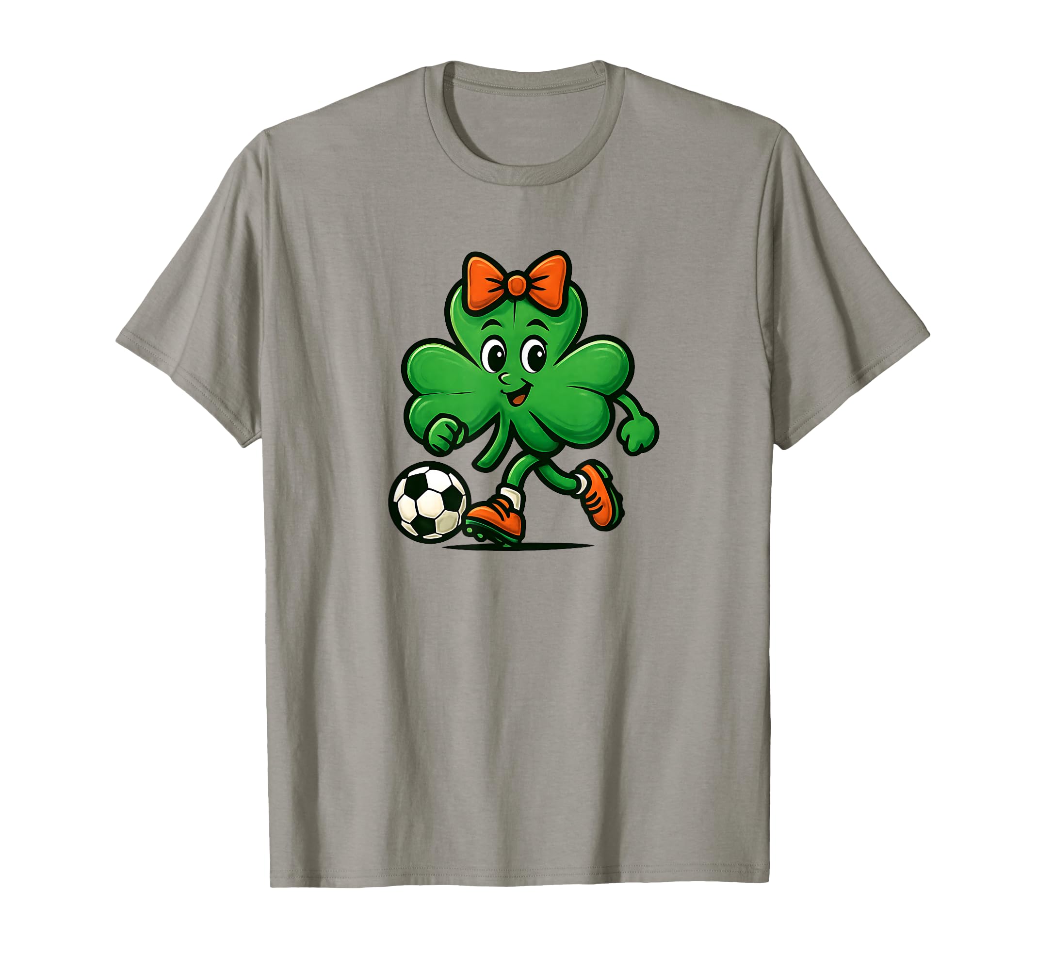 Soccer St Patricks Day Coquette T-Shirt - Fun Novelty Design for Adults