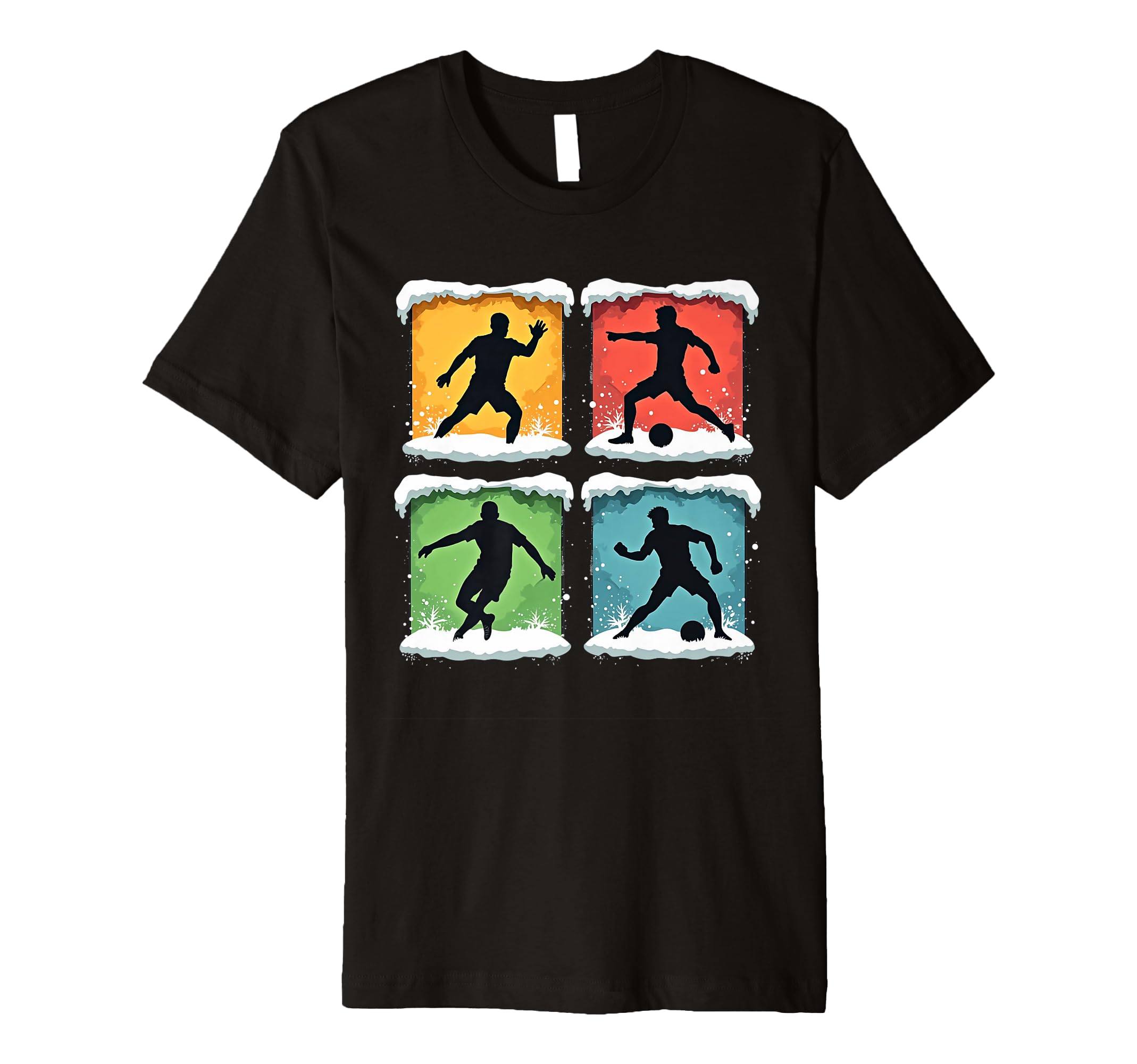 Soccer Soccer Player T-Shirt - Minimalist Print Men Women