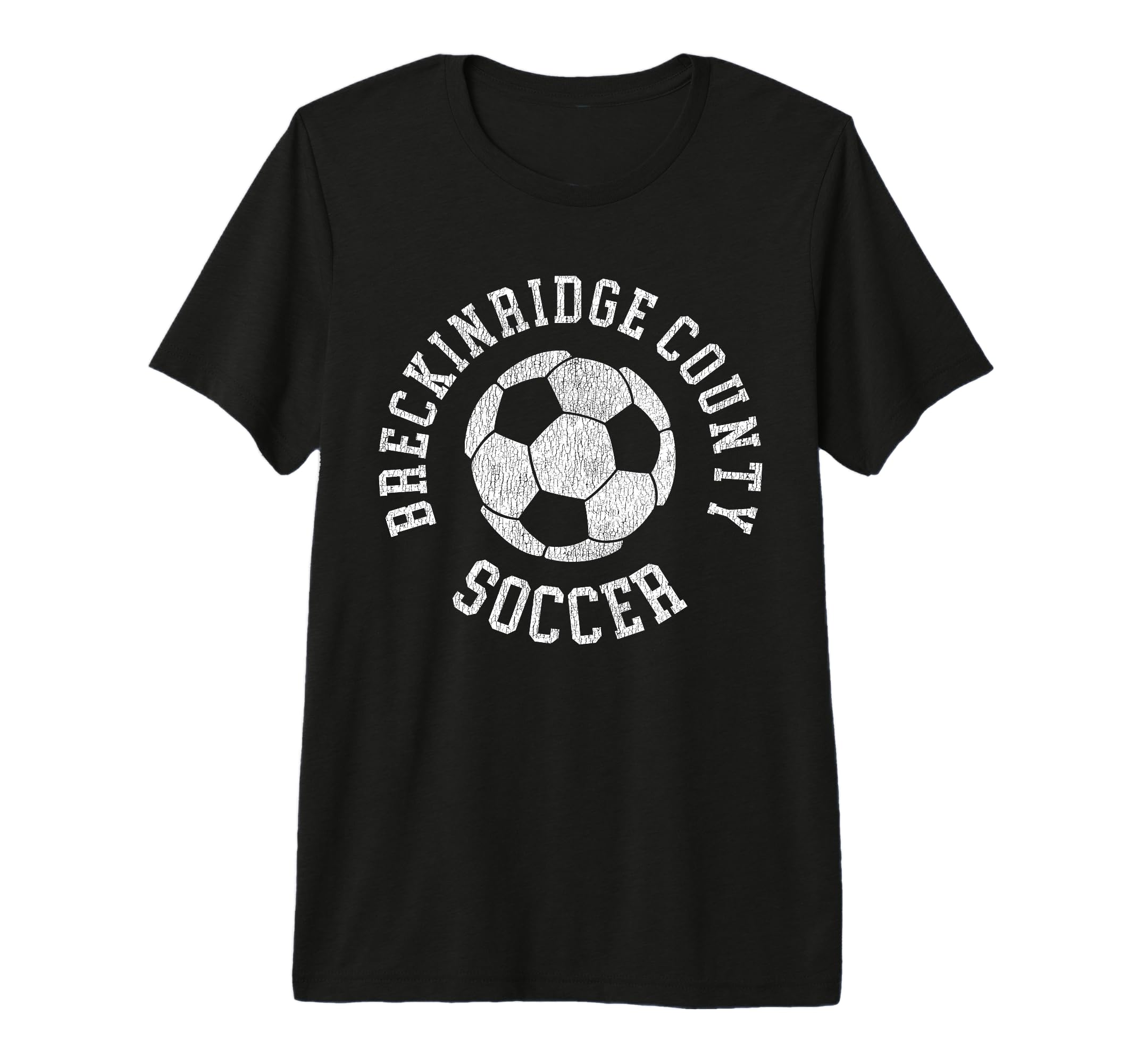 Breckinridge County Soccer Distressed T-Shirt - Graphic Print Men Women