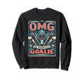 Goalkeeper Ice Hockey Goalie Funny Sweatshirt - Graphic Print Unisex