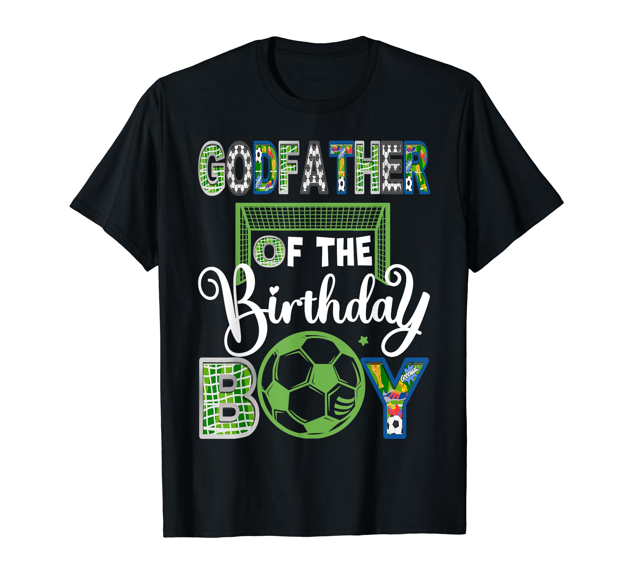Godfather Birthday Soccer Baller Birthday T-Shirt - Streetwear Style Unisex