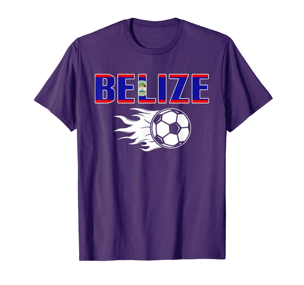 Proud Belize Soccer Fans Jersey T-Shirt - Casual Everyday Wear Men Women