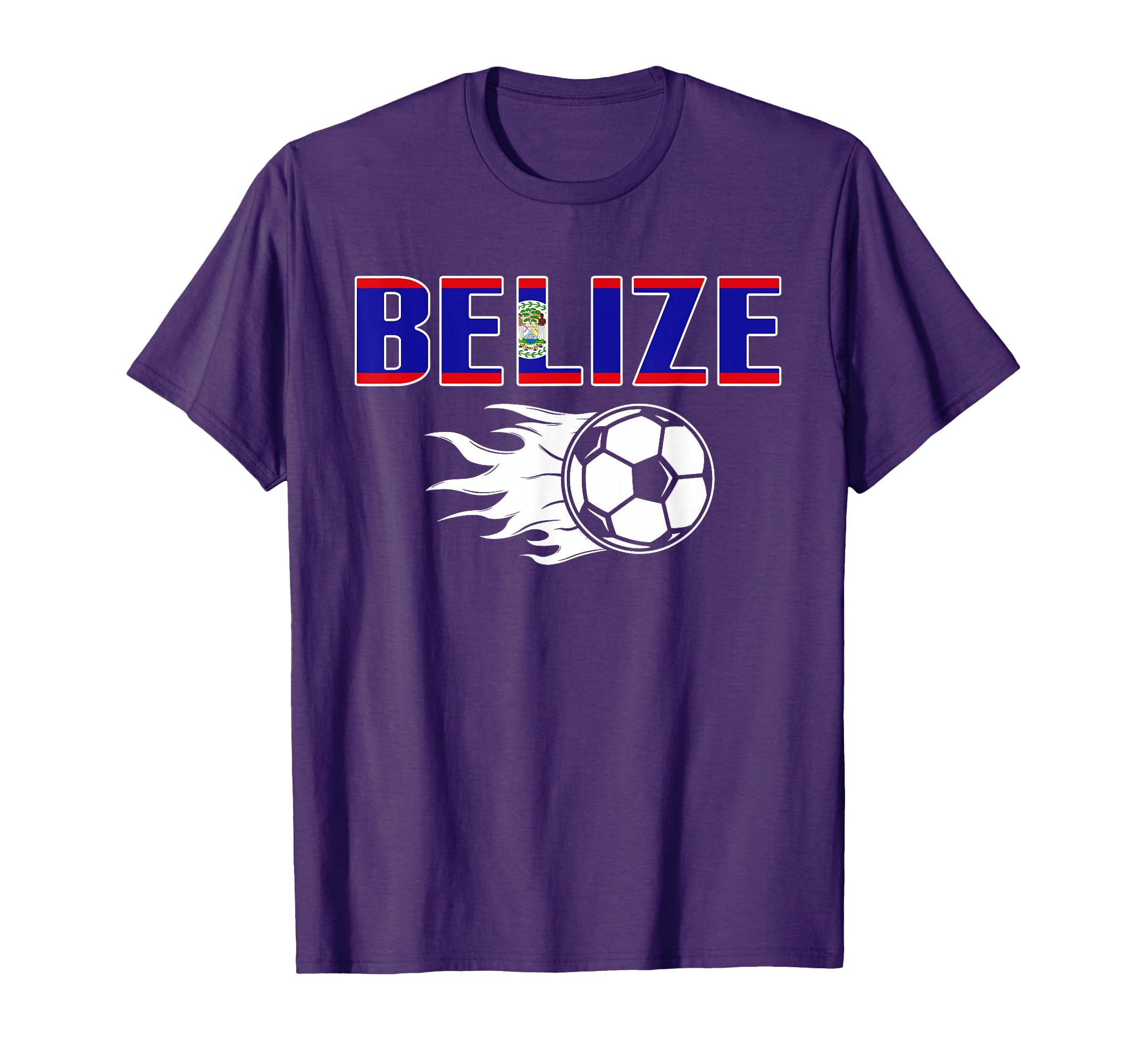 Proud Belize Soccer Fans Jersey T-Shirt - Casual Everyday Wear Men Women