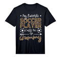 Mens My Favorite Soccer Player Calls T-Shirt - Novelty Apparel for Adults