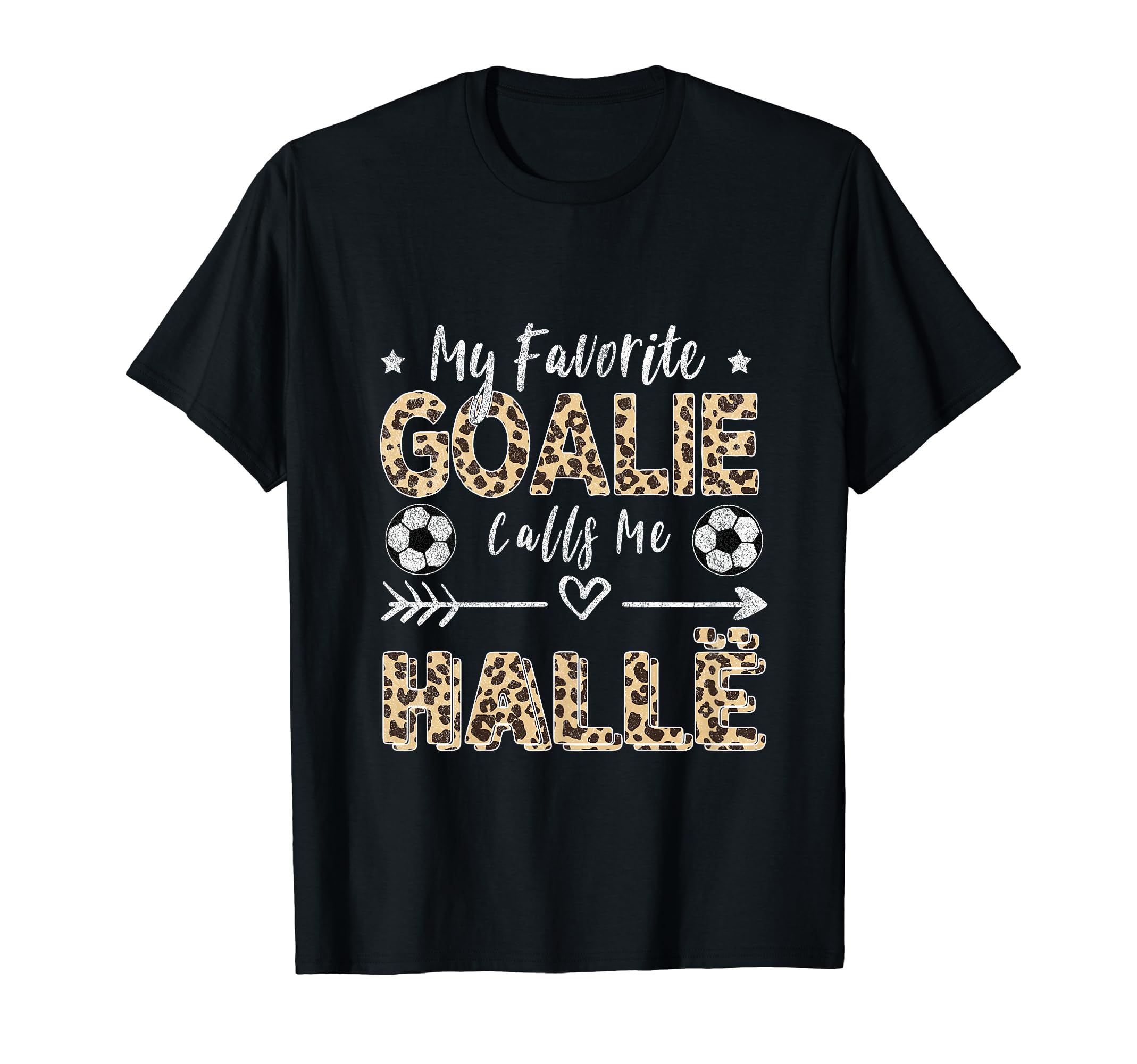 My Favorite Goalie Calls Me Hall Albanian T-Shirt - Graphic Print Unisex