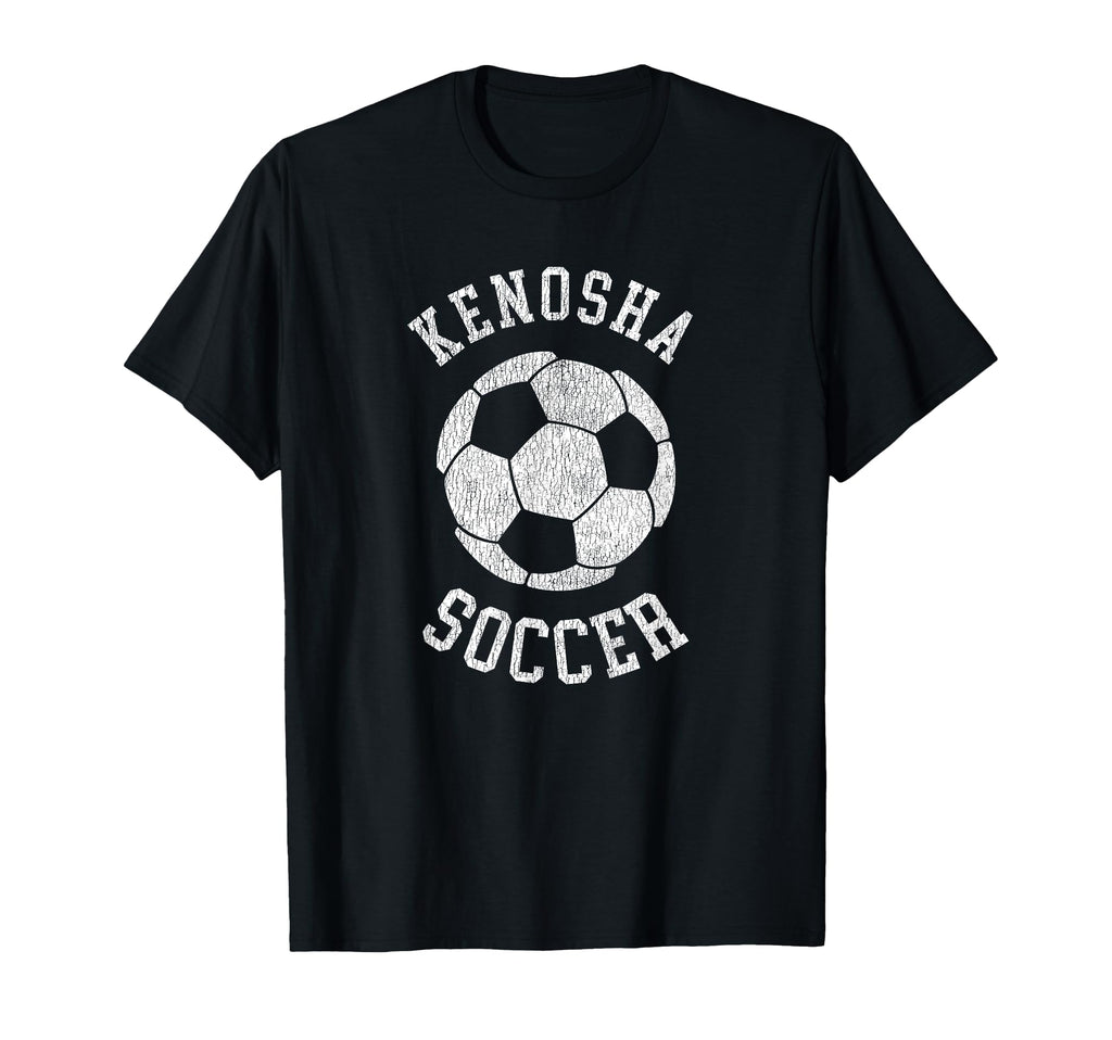 Kenosha Soccer Distressed 90S T-Shirt - Unique Graphic for Adults
