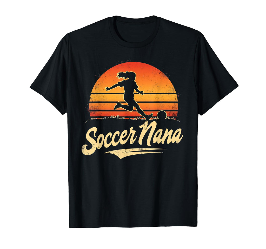 Proud Soccer Nana Funny Grandma Lover T-Shirt - Graphic Print Men Women