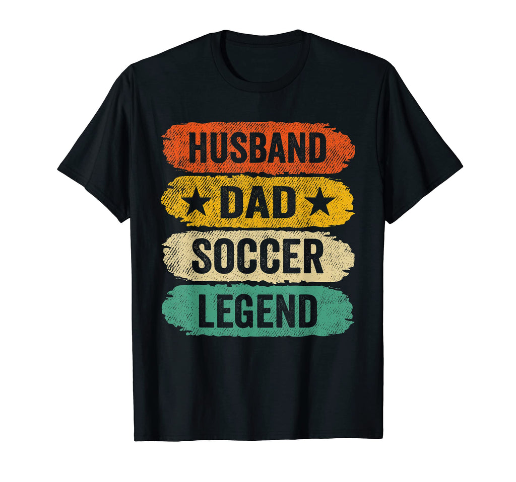 Mens Funny Soccer Husband Dad Soccer T-Shirt - Graphic Print Men Women