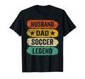 Mens Funny Soccer Husband Dad Soccer T-Shirt - Graphic Print Men Women