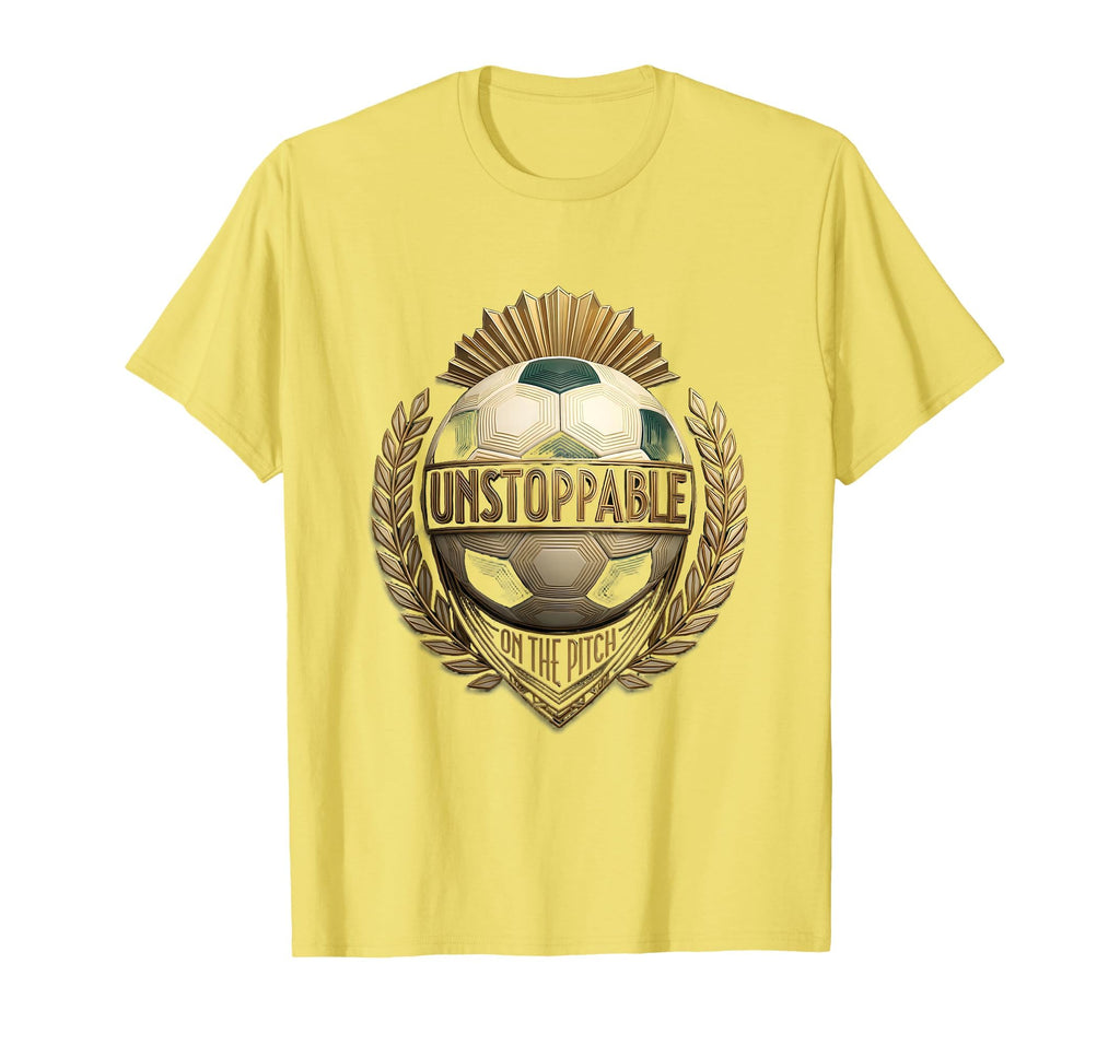 Unstoppable Pitch Womens Soccer T-Shirt - Minimalist Print Men Women