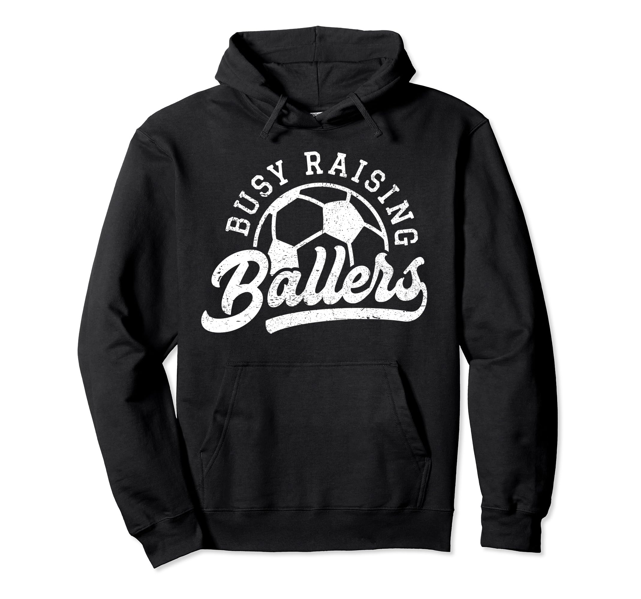 Busy Raising Ballers Soccer Players Funny Hoodie - Custom Art Print Unisex
