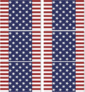 Memorial Day Placemats Set of 6 Patriotic Freedom Stars Place mats Veterans Day 4th of July Plastic Table Mats American Flag Holiday Washable Table Placemats for Party Dining