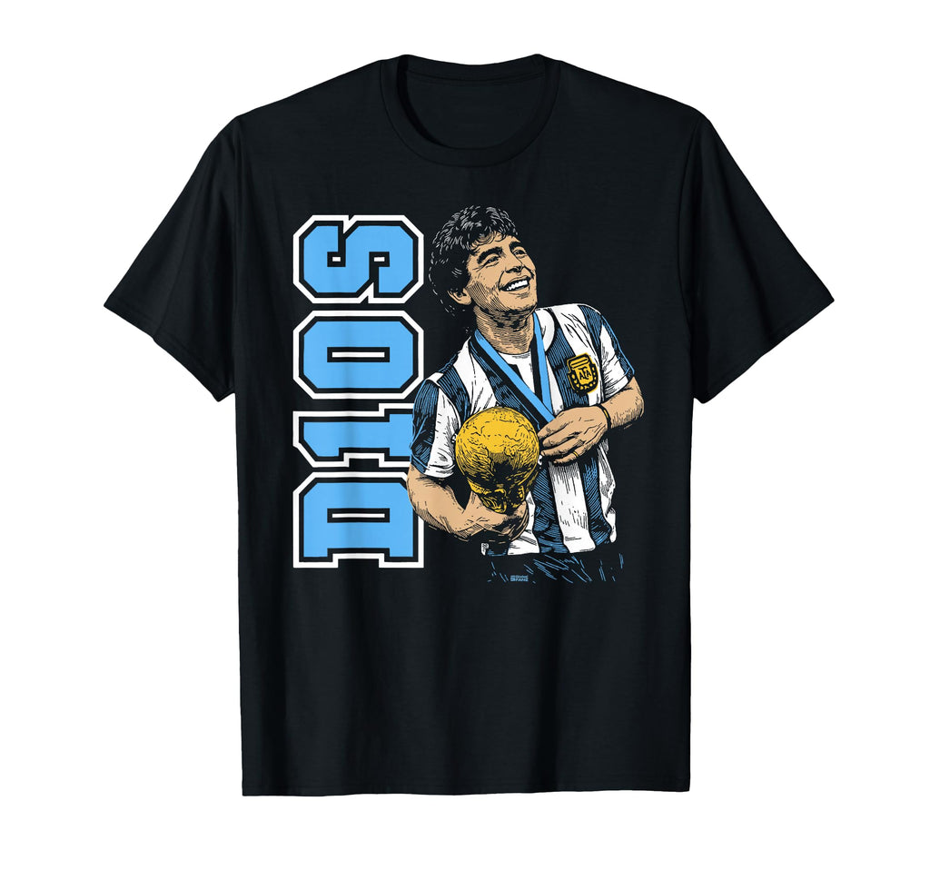 Diego Maradona D10S 1986 World T-Shirt - Aesthetic Graphic for Adults