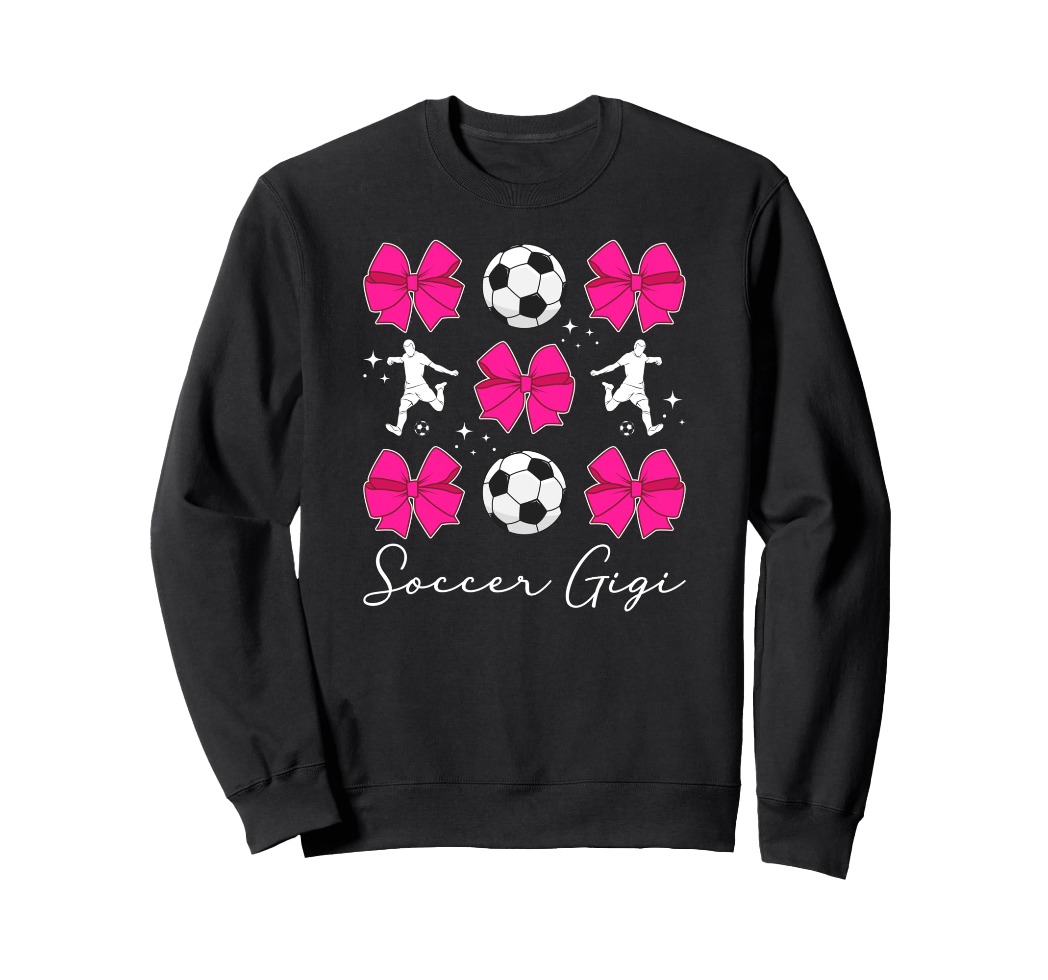 Soccer Gigi Coquette Gigi Soccer Sweatshirt - Trendy Graphic for Adults