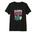 Cleats And Chaos Soccer Mom Tri T-Shirt - Fun Novelty Design Men Women