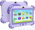 Kids Tablet 7 inch Toddler Tablet for Kids WiFi Tablets 32G Android Dual Camera Parental Control with Kids app Pre-Installed YouTube Netflix (Purple)