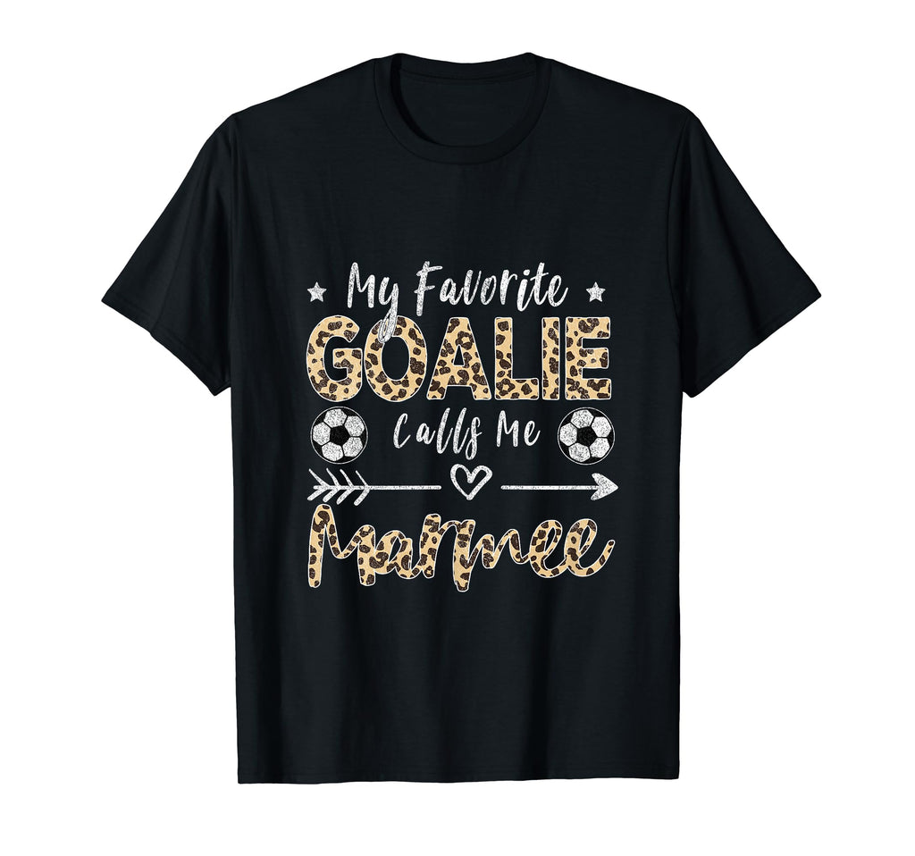 My Favorite Goalie Calls Me Marmee T-Shirt - Graphic Print for Adults