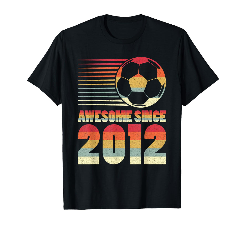 Awesome Since 2012 Soccer 14Th T-Shirt - Unique Graphic for Adults